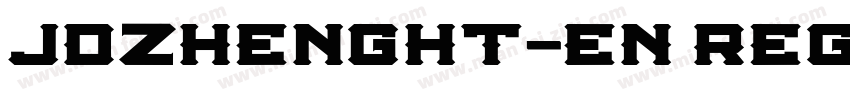 JDZhengHT-EN Regula字体转换